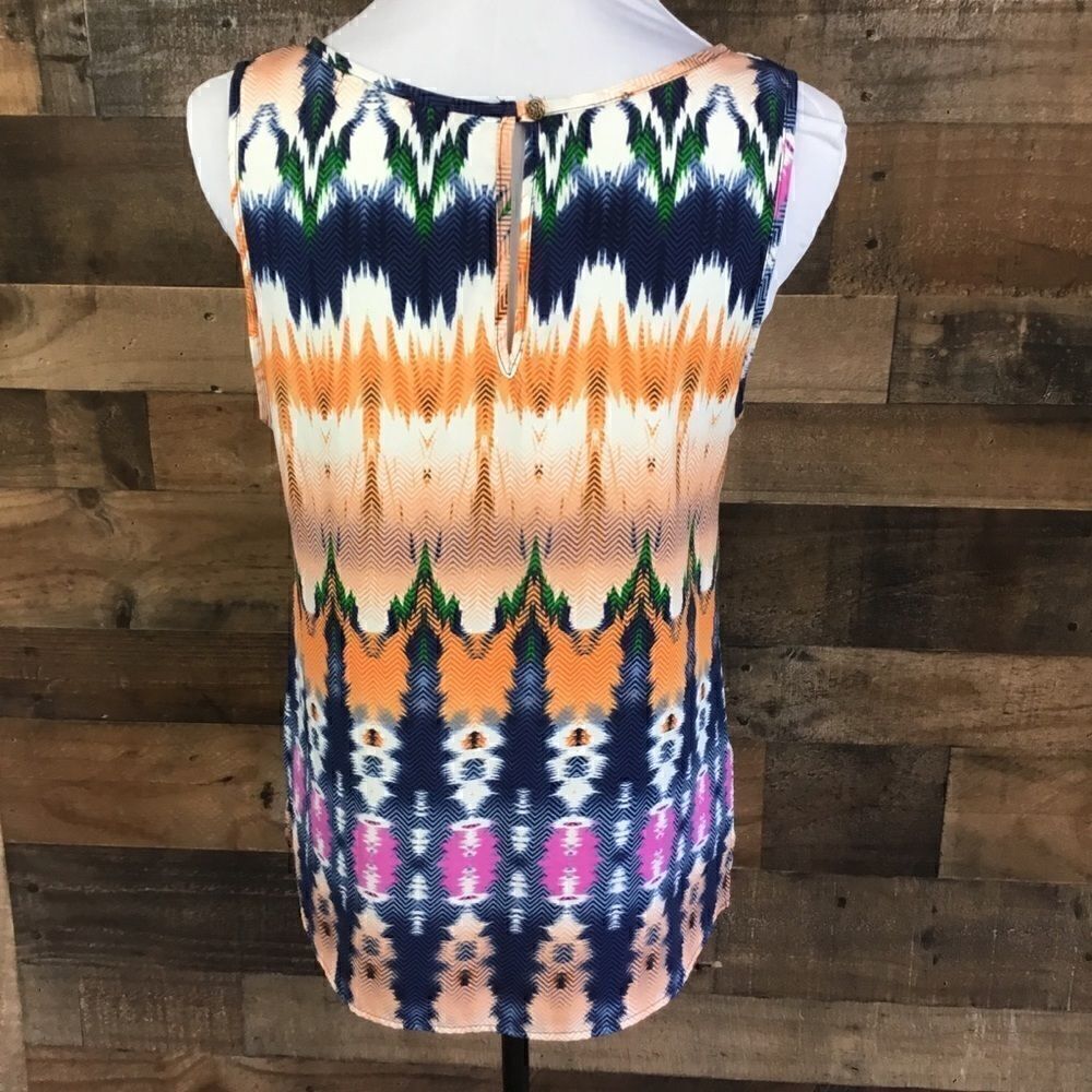 Whimsy Tank Top Multi Colored Print Medium - Picture 9 of 10